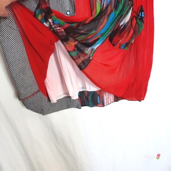 PAPA ๐ Vancouver, Artsy A-Line Dress, Tunic, Short Sleeves - Picture 8 of 8